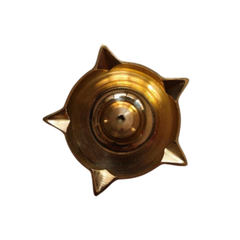 Traditional Brass Kuthu Vilakku - Standing Oil Lamp for Puja Brass Artwork
