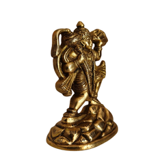 Handcrafted Brass Hanuman Ji Idol – Traditional Hindu Decorative Statue Brass Artwork