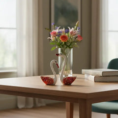 Hand-Painted Metal Duck Pair | Decorative Home Showpiece maruthi handicrafts