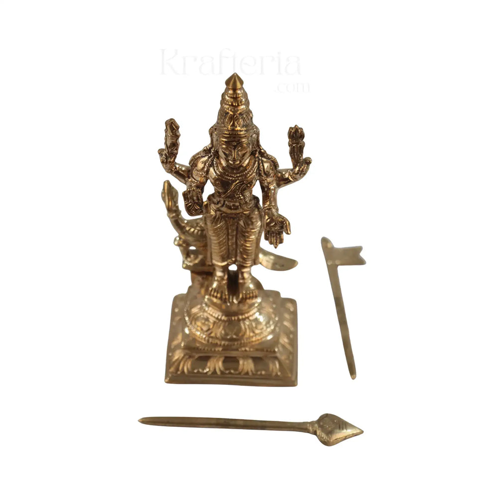 Panchaloha Lord Subrahmanya (Murugan) Idol – The Divine Shanmugan Swamy Karthick's metal art