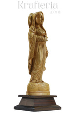 Handcrafted Shivani Wood Mother Mary – Spiritual Wooden Art