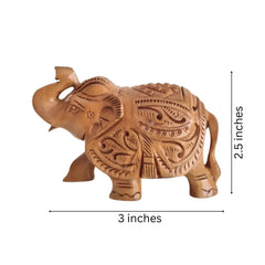Hand-Carved Wooden Elephants – Artisan Decorative Sculptures maruthi handicrafts