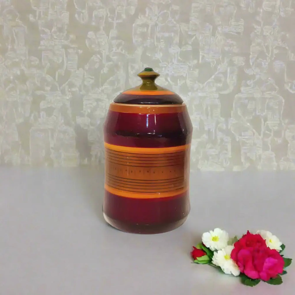 Echoes of Tradition: The Etikoppaka Wooden Container Etikoppaka Lacquerware