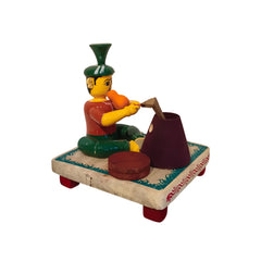 The Snake Charmer – Etikoppaka Wooden Craft Etikoppaka Lacquerware
