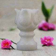 Handcrafted Marble Agarbatti Stand–  Natural Stone Incense Holder