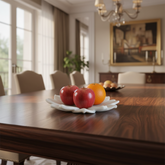 White Marble Floral Tray – Decorative Stone Serving & Display Tray Marble