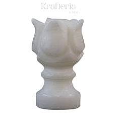 Handcrafted Marble Agarbatti Stand–  Natural Stone Incense Holder