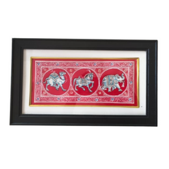 Mewar Miniature - The Sacred Trinity Painting