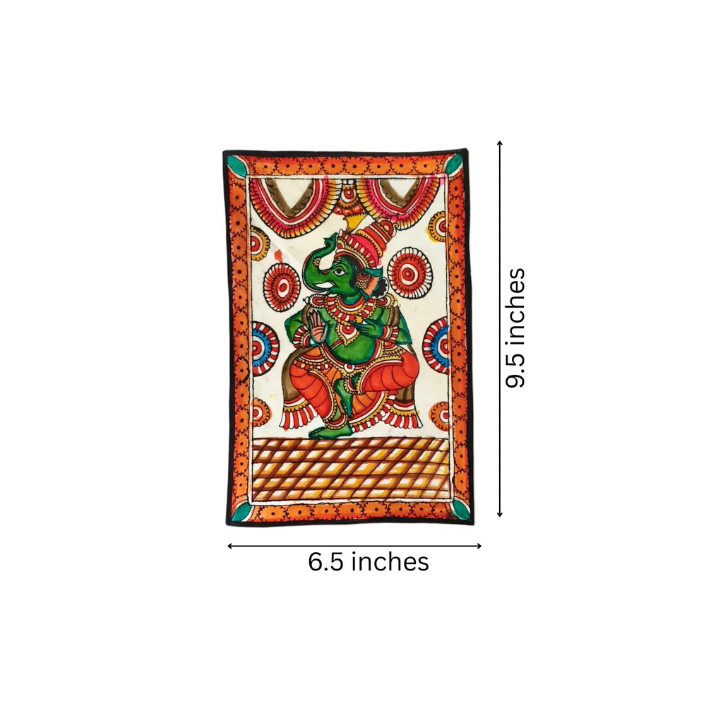 Lord Ganesha – The Embodiment of Grace Leather Paintings