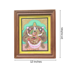 Mysore Laxmi Devi Painting | 22KT Gold Leaf