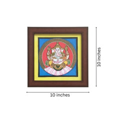 Mysore Ganesh Painting | 22KT Gold Leaf Paintings