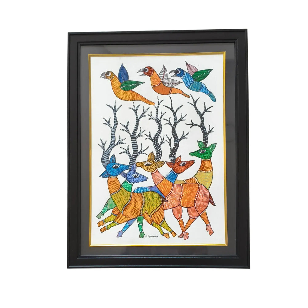 Echoes of the Forest – A Gond Story Paintings