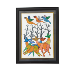 Echoes of the Forest – A Gond Story Paintings