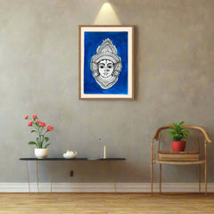 Eternal Peace – Celestial Serenity Leather Artwork Leather Paintings