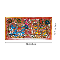 Grandeur of the Beastly Procession Leather Paintings