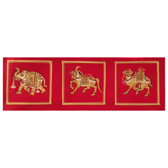 Mewar Miniature - The Royal Menagerie Painting Paintings