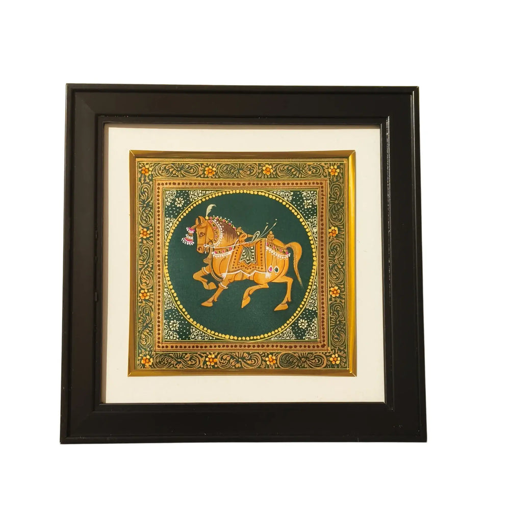 Divine Stallion - A Miniature Masterpiece Paintings