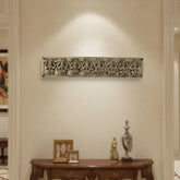 Exquisite Brass Ashta Lakshmi Wall Hanging - Eight Forms of Goddess Lakshmi Brass Ware