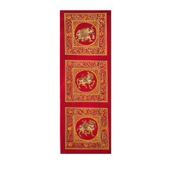 Indian Miniature Art Panels - Elephant, Horse, and Camel