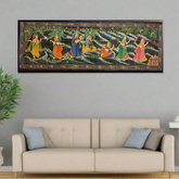 Krishna Adorned by the Gopis - A Miniature Celebration of Devotion