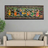 Krishna Adorned by the Gopis - A Miniature Celebration of Devotion Paintings