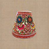 Traditional Leather Shadow Puppetry Lamp – Hand-Painted Decorative Shade | Bed Lamp Leather Paintings