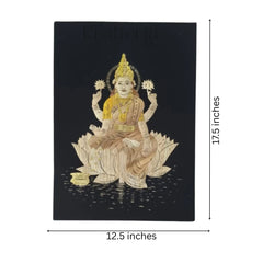 Goddess Lakshmi Straw Marquetry wall decor