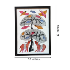 Tree of Life with Deer and Birds