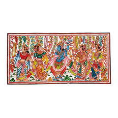 The Enchanting Dance of Krishna Art