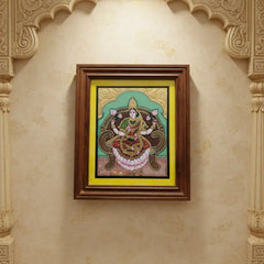 Mysore Laxmi Devi Painting | 22KT Gold Leaf Paintings
