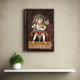Lord Hanuman Inlay Artwork – Symbol of Strength and Devotion