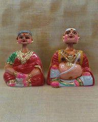 Traditional Thanjavur Dolls – Handcrafted South Indian Golu Figurines