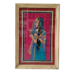 Glimpse of the Princess Miniature Art Paintings