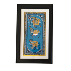 Mughal Style Miniature Art - Royal Procession Painting