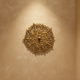 Dashavatara Brass Wall Hanging - Handcrafted 10 Avatars of Vishnu Circular Wall Art Brass Artwork
