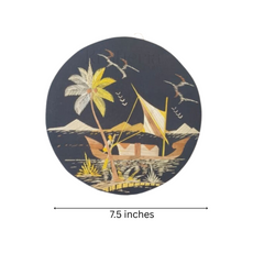 Kerala Backwaters - A Houseboat at Sunset