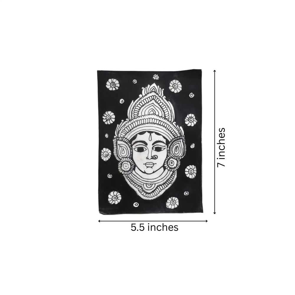 Mystic Divinity on Leather Art Leather Paintings