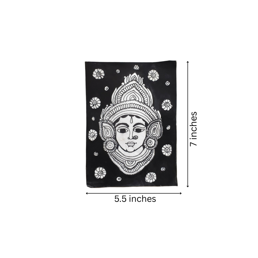 Mystic Divinity on Leather Art Leather Paintings