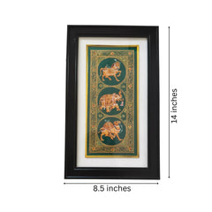 Parade of Decorated Beasts Miniature Painting Paintings