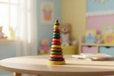 Wooden stacker joker toy for kids