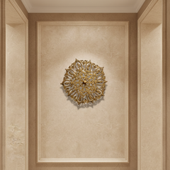 Dashavatara Brass Wall Hanging - Handcrafted 10 Avatars of Vishnu Circular Wall Art Brass Artwork