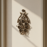 Grand Brass Ashta Lakshmi Wall Hanging with Peacocks - Divine Prosperity Decor Brass Ware