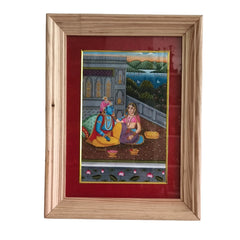 The Divine Couple - Radha and Krishna at Leisure Painting Paintings