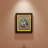 Mysore Yashodha With Krishna Painting | 22KT Gold Leaf