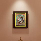 Mysore Yashodha With Krishna Painting | 22KT Gold Leaf Paintings