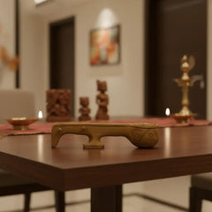 Handmade Wooden Veena – Traditional Musical Instrument Replica maruthi handicrafts
