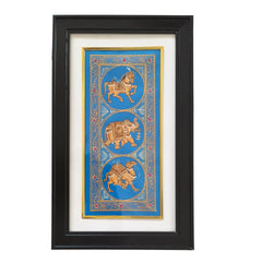 Triumvirate of Royalty Miniature Painting Paintings