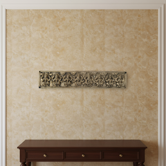 Exquisite Brass Ashta Lakshmi Wall Hanging - Eight Forms of Goddess Lakshmi