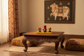 Vibrant Etikoppaka Balaji Stand - Traditional Lacquer Wood Art Etikoppaka Lacquerware