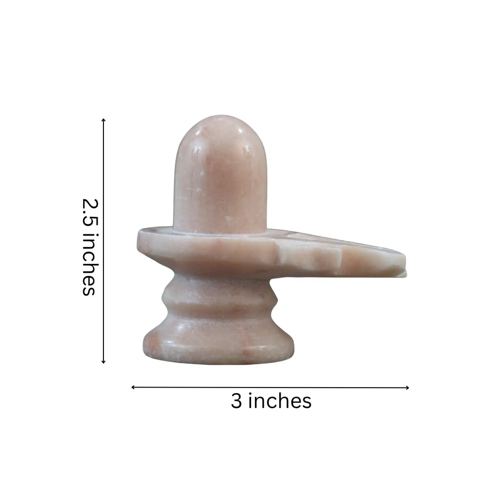 Handcrafted Marble Shiva Lingam-Spiritual Home Temple Idol Marble Soft Stone